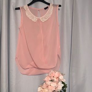 Delicate light pink top